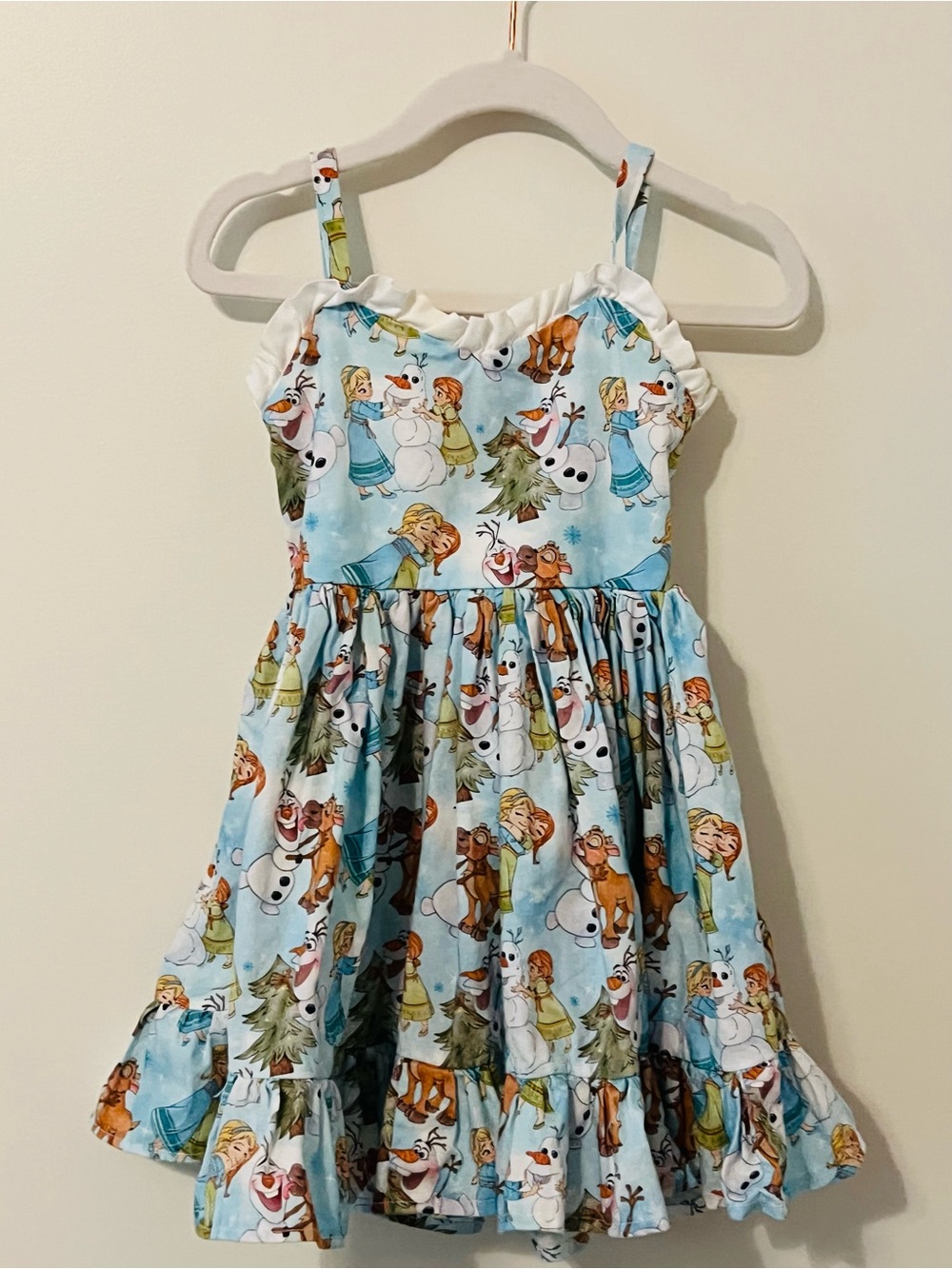 Elsa and Anna handmade dress